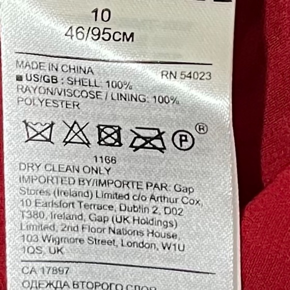 Banana Republic Keyhole Puff Sleeve Dress: new w/ tags; Size 10, Flattering fit - Picture 16 of 16